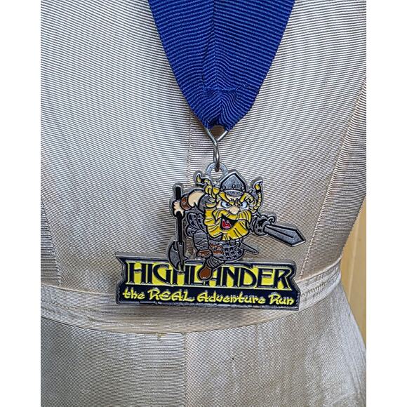 Highlander The Real Adventure Mud‎ Run Participation Medal - Picture 2 of 3